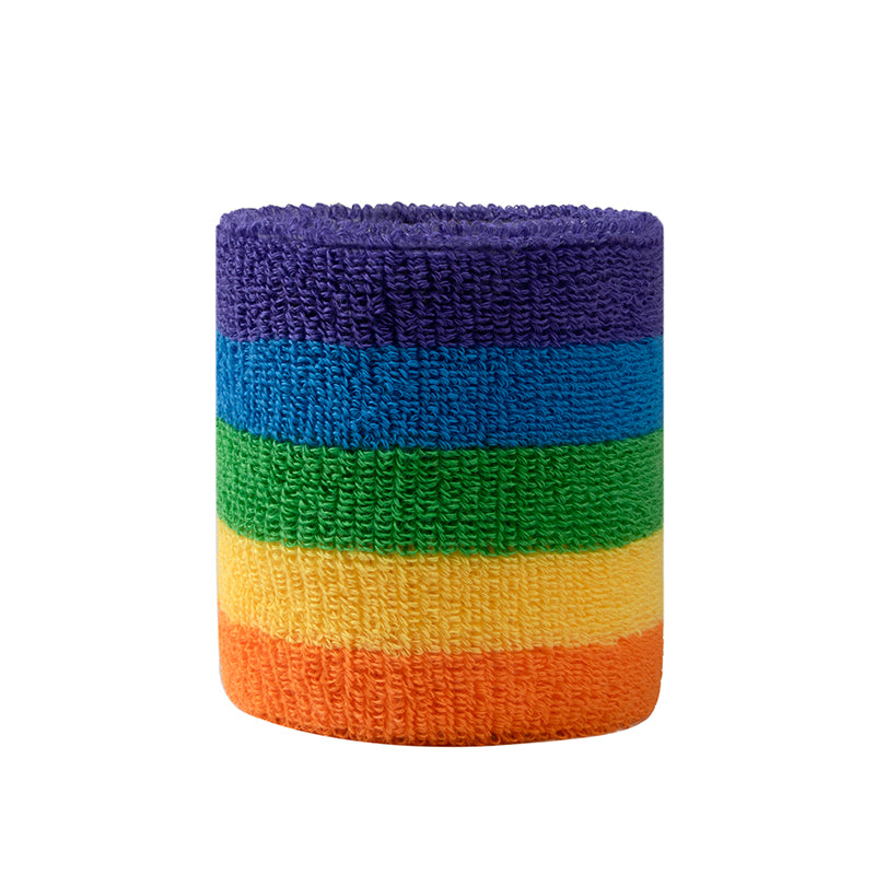 2 Pieces Wristband Sweatband Multi Colors Sweat Band