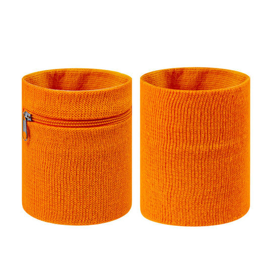 2 Pcs Sport Wristband Money Wallet Pouch Sweatband for Sports