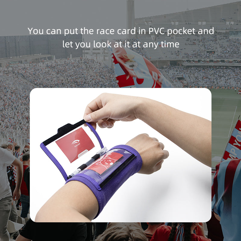 Football Playbook Rugby Wristband Can Put in a Pen